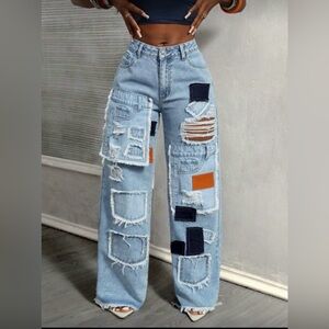 [81% Cotton] BamGleam Women's Fashionable Denim Jeans For Summer